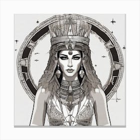 Egyptian Woman Canvas Print