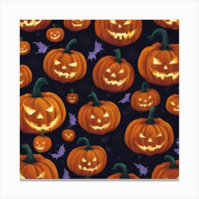 Halloween Pumpkins 1 Canvas Print