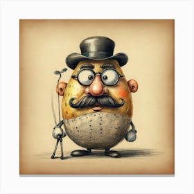 Potato Man Canvas Print