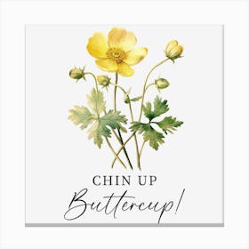 Chin Up Butterfly Canvas Print