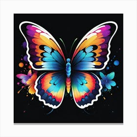 Butterfly Painting 156 Canvas Print