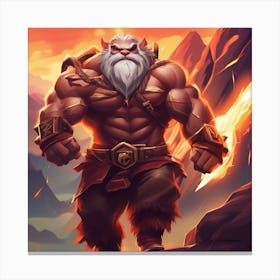 King Of Legends Canvas Print