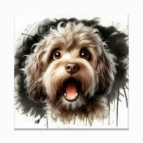 Dog Portrait 1 Canvas Print