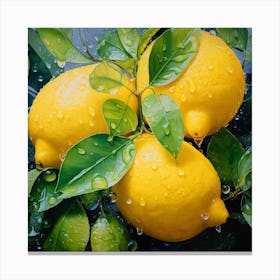 Lemons Canvas Print