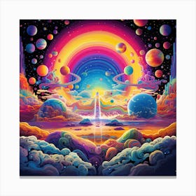 Psychedelic Universe Canvas Print