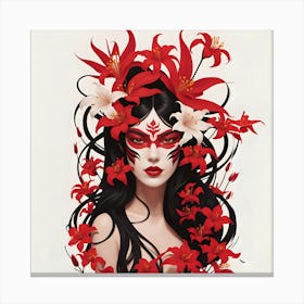 Lily Girl Canvas Print