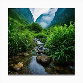 Deep Valleys 3 Canvas Print