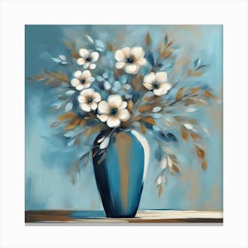 Flowers In A Vase 13 Canvas Print