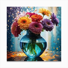 Flowers In A Vase 78 Canvas Print