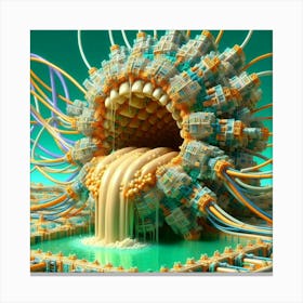 DMT ai art 008 Canvas Print