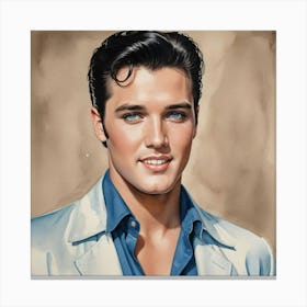 Elvis Presley Super Star Legend Canvas Print