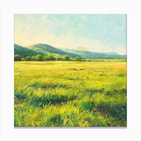 Green Meadow Canvas Print