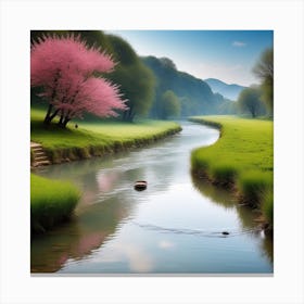 Cherry Blossoms In Spring 2 Canvas Print
