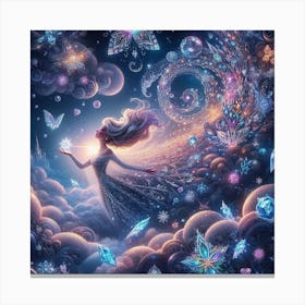 Fairy In The Sky Canvas Print