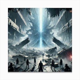 The Final Confrontation Canvas Print