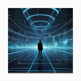 Futuristic City 9 Canvas Print