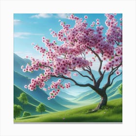 Cherry Blossom Tree 3 Canvas Print