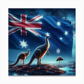 Australian Flag Canvas Print