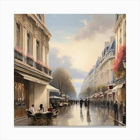 Paris Street.1 Leinwandbilder