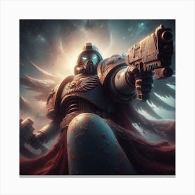 Space Marine 5 Canvas Print