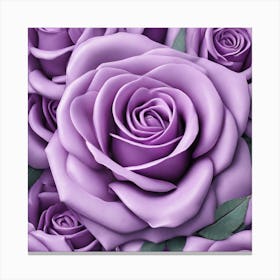 Purple Roses 29 Canvas Print