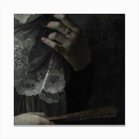 Woman With A Veil Canvas Print