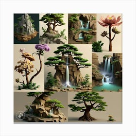 Asian Landscape Canvas Print