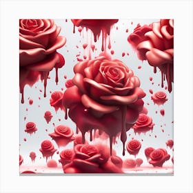 Blood Roses Canvas Print