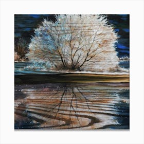 Frosted Tree Canvas Print