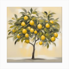Lemon Tree 4 Canvas Print