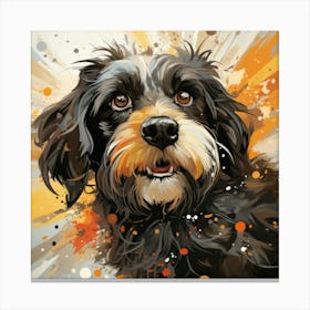 Schnauzer 50 Canvas Print