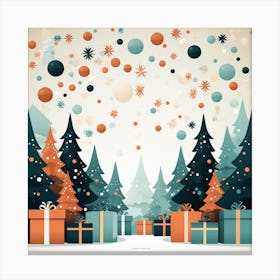 Christmas Background Canvas Print