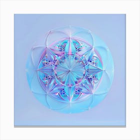 Fractal Flower Canvas Print