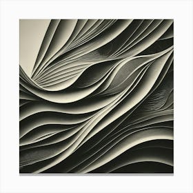 Organic Monochromatic_#5 Canvas Print