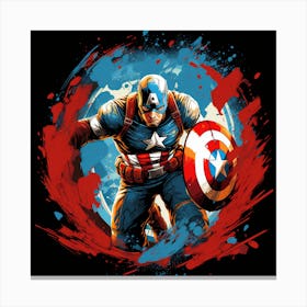Captain America 4 Canvas Print