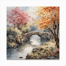 watercolor japanese landscape, soft light,by antoine blanchard and greg rutkowski 2 Canvas Print