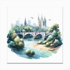 River of Thames 1 Canvas Print