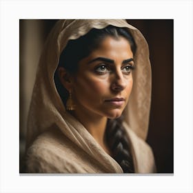 Portrait Of A Woman 3 Canvas Print