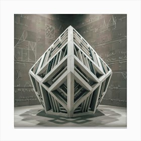 Tetrahedron Canvas Print