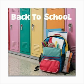 Back To School Canvas Print