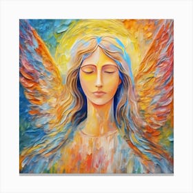 Angel With Wings Canvas Print