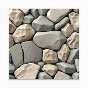 Stone Wall 44 Canvas Print