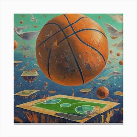 Basketball Game 2 Canvas Print
