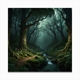 Dark Forest 96 Canvas Print