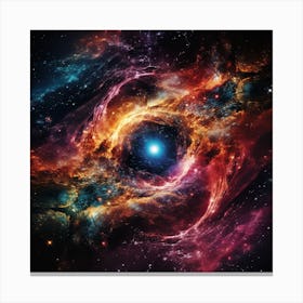 Space Nebula Canvas Print