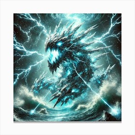 Crystal Leviathan 3 Canvas Print