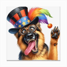 Clown Dog 2 Lienzo