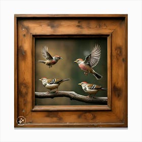 Birds In Flight 1 Canvas Print