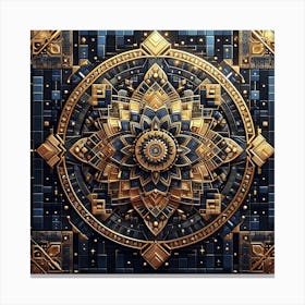 Mosaic pattern Canvas Print