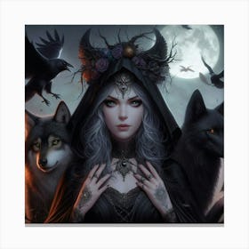 Gothic Witch 1 Canvas Print